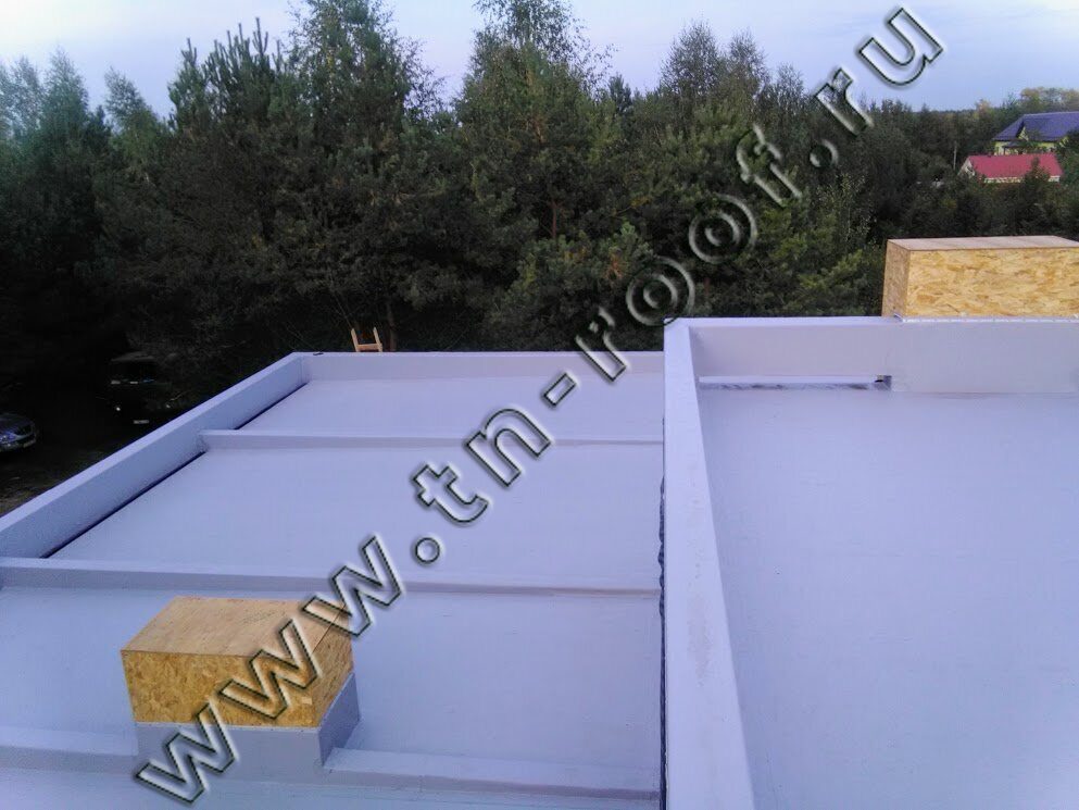 Мембранная кровля на коттедже в МО - Не указан - Портфолио ООО ...