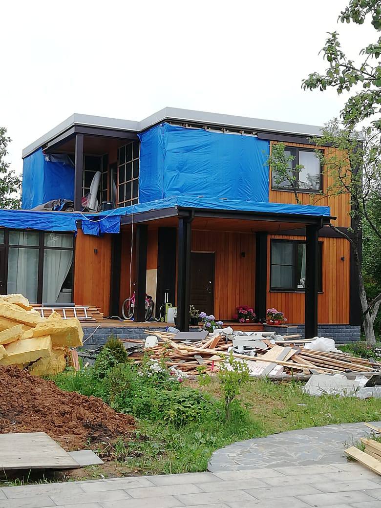 Монтаж ПВХ мембраны - 2021 - Портфолио ООО 'ТАНДЕМ КРОВЛЯ'