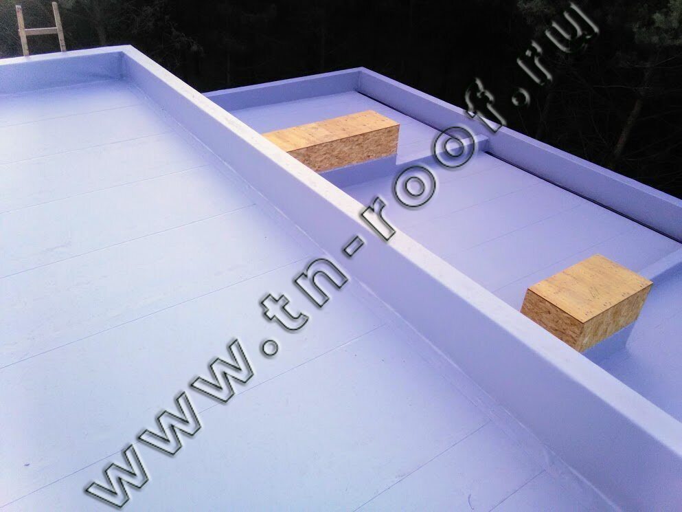 Мембранная кровля на коттедже в МО - Не указан - Портфолио ООО ...