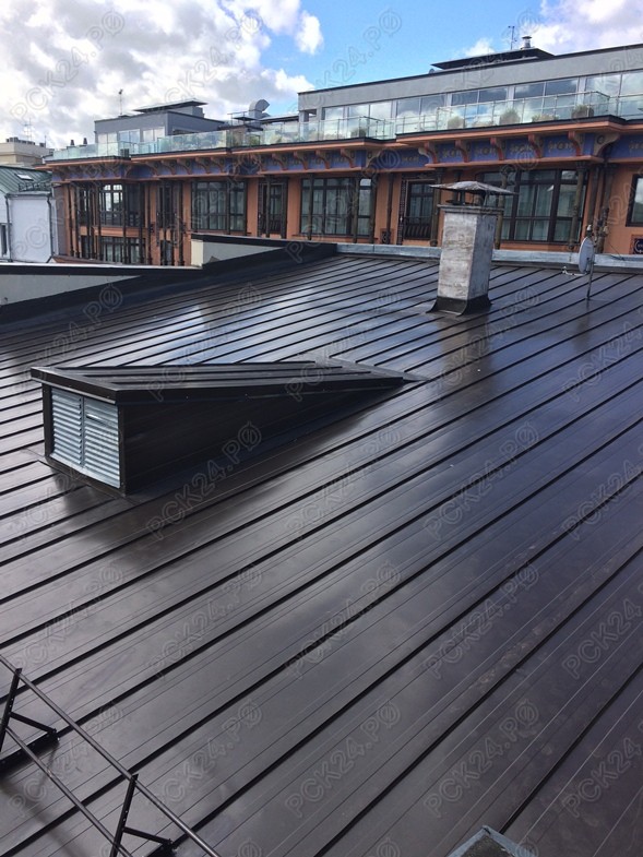 Демонтаж старого покрытия и устройство фальцевой кровли, г. Москва - Не ...