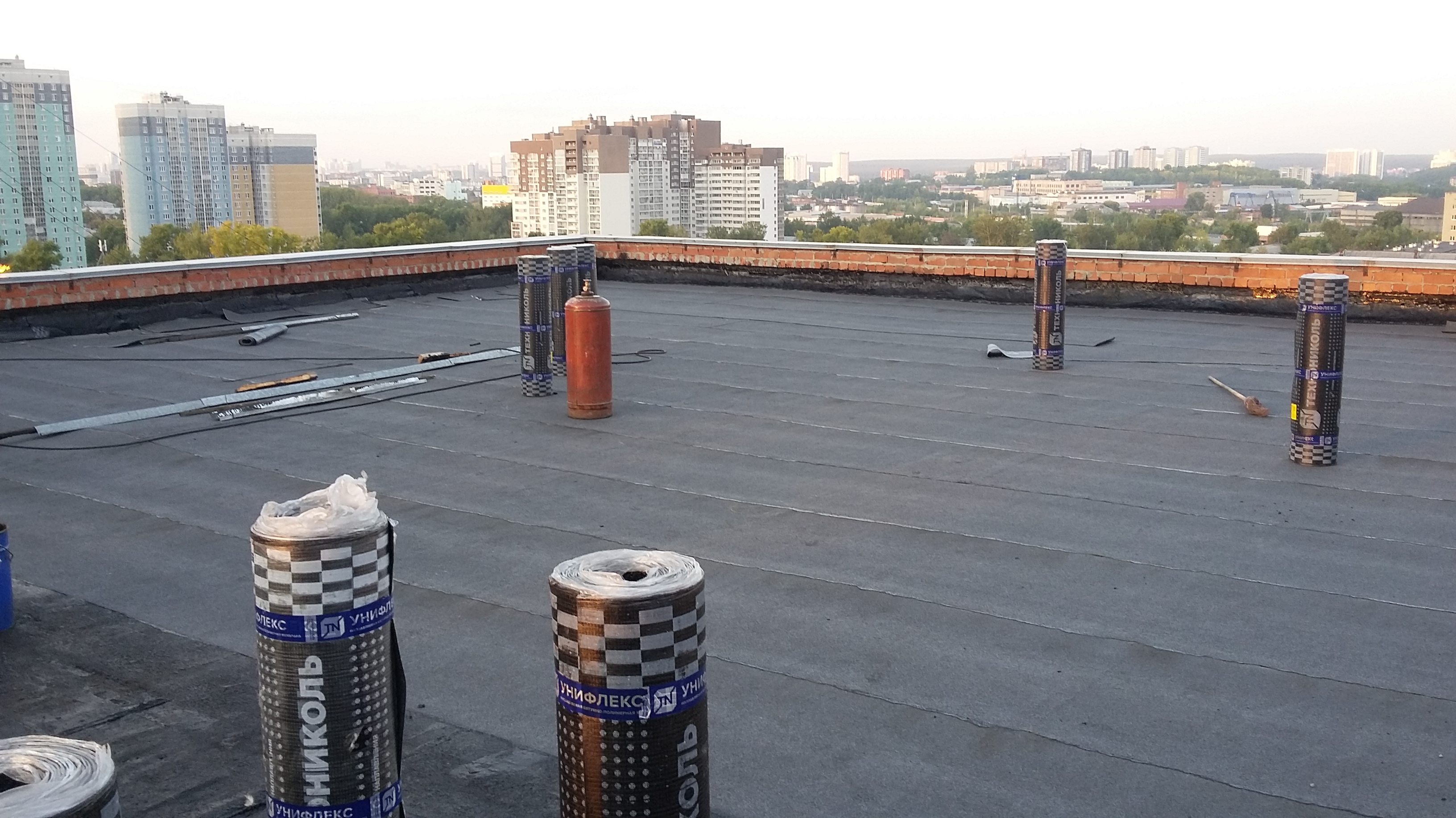 Ремонт мягкой кровли методом спекания - 2016 - Портфолио ООО 'КРОВИНТЕХ'