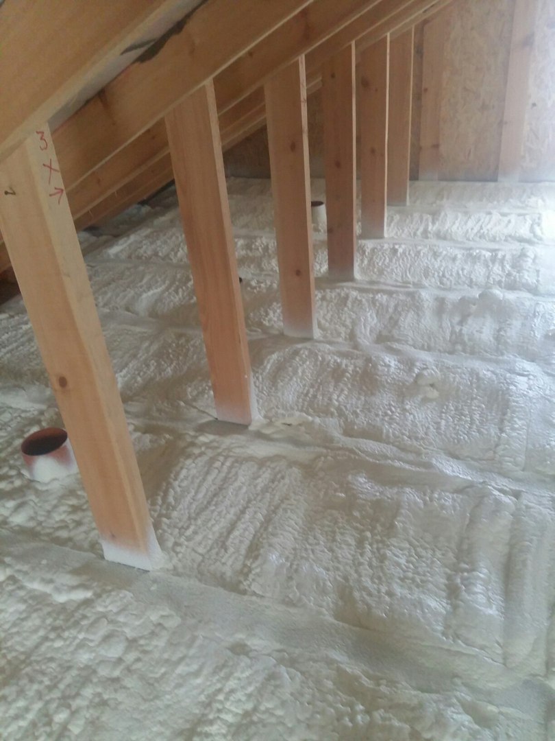 Утепление перекрытия пеной ППУ (пенополиуретаном) - 2022 - Портфолио ...