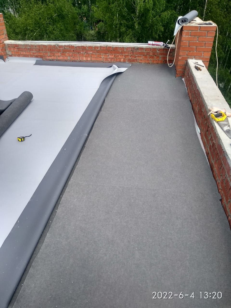Плоская кровля из ПВХ мембраны с утеплением - 2022 - Портфолио ООО ...