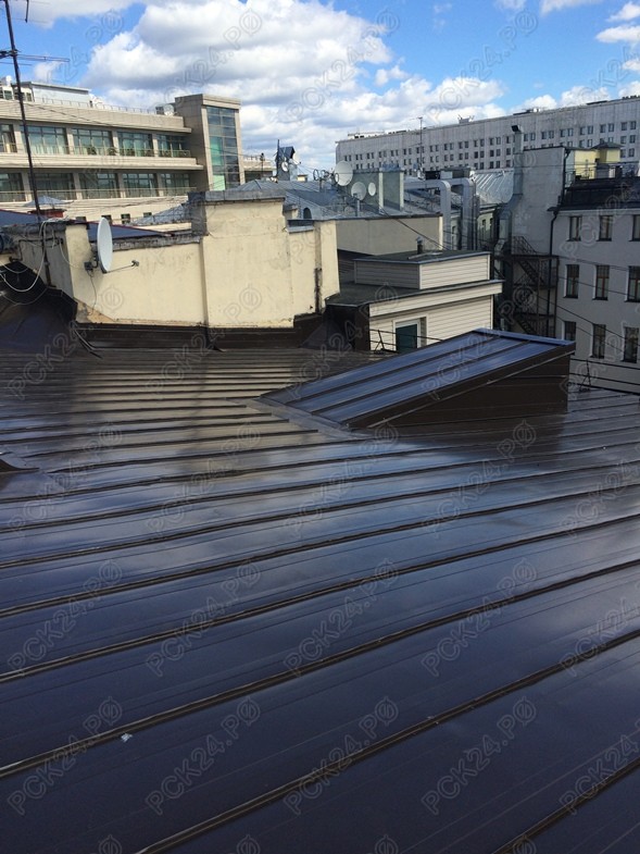 Демонтаж старого покрытия и устройство фальцевой кровли, г. Москва - Не ...
