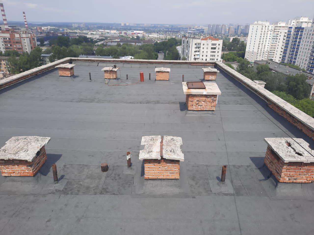 Ремонт кровли методом \"Спекания\" - 2020 - Портфолио Общество с ...