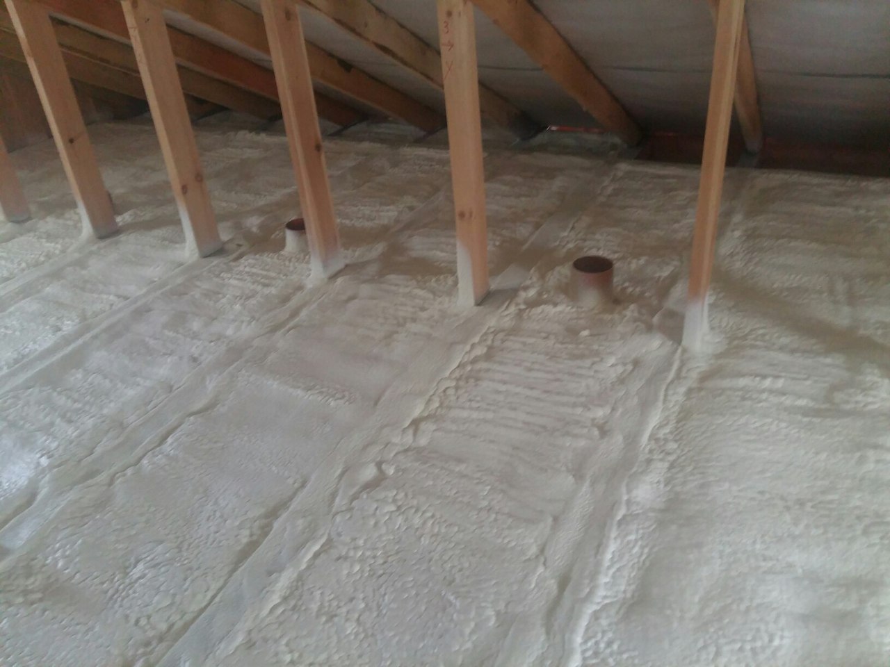 Утепление перекрытия пеной ППУ (пенополиуретаном) - 2022 - Портфолио ...