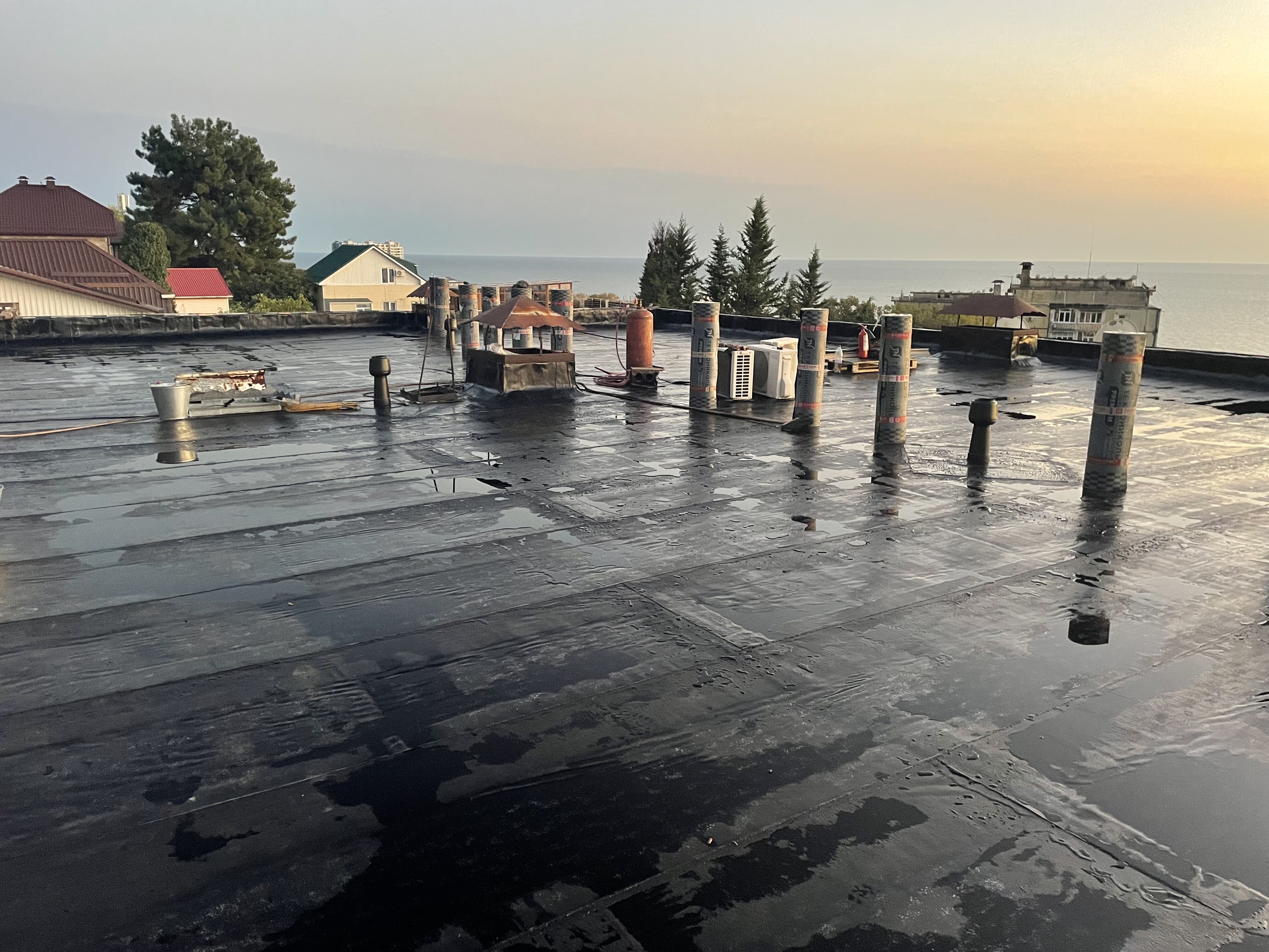 Капитальный ремонт кровли наплавляемыми материалами Технониколь - 2022 ...