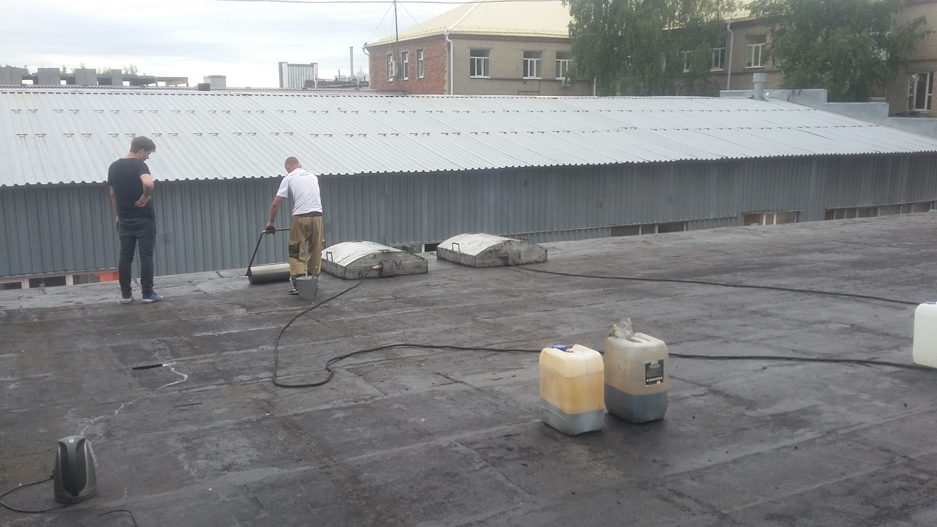 Ремонт мягкой кровли методом спекания - 2018 - Портфолио ООО 'КРОВИНТЕХ'