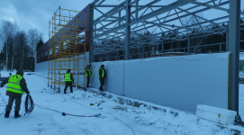 Объект -   Работы по монтажу стеновых/кровельных сэндвич панелей фото №2