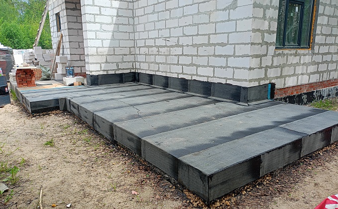 Объект Гидроизоляция локального участка плиты фундамента - изображение  №1>