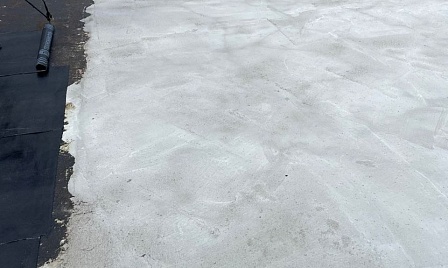 Объект - Наплавление двух слоев гидроизоляции и частичное восстановление стяжки фото №5