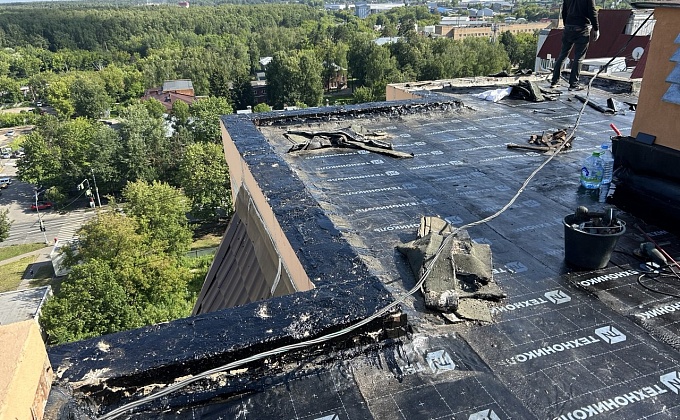 Объект Ремонт кровли методом Спекания г.Ногинск - изображение  №5>