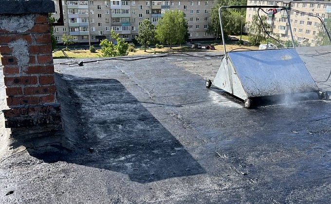 Объект Ремонт кровли методом спекания Тульская область - изображение  №3>