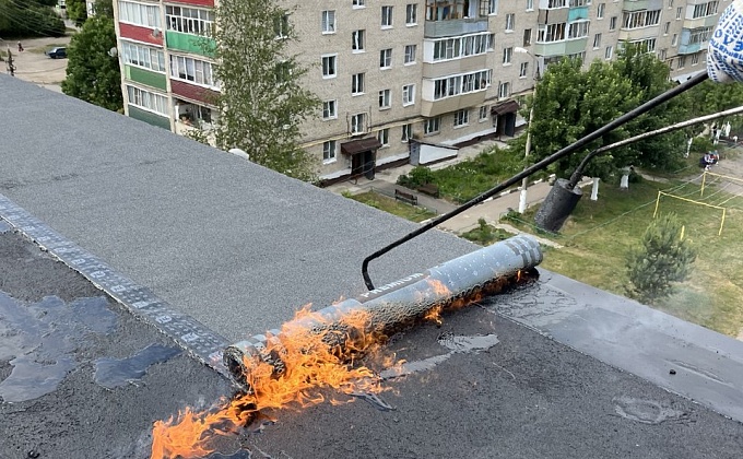 Объект Ремонт кровли методом спекания Тульская область - изображение  №4>