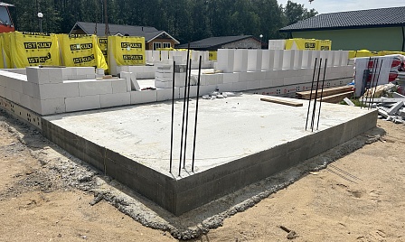 Объект - Монолитная фундаментная плита фото №2