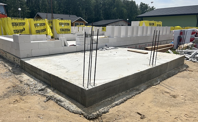 Объект Монолитная фундаментная плита - изображение  №1>