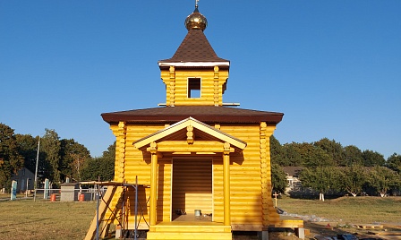 Объект - Строительство часовни из бруса под ключ.  фото №2