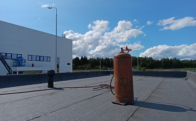 Объект Монтаж Плоской Кровли КП село Ворсино - изображение  №1>