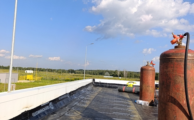 Объект Монтаж Плоской Кровли КП село Ворсино - изображение  №8>