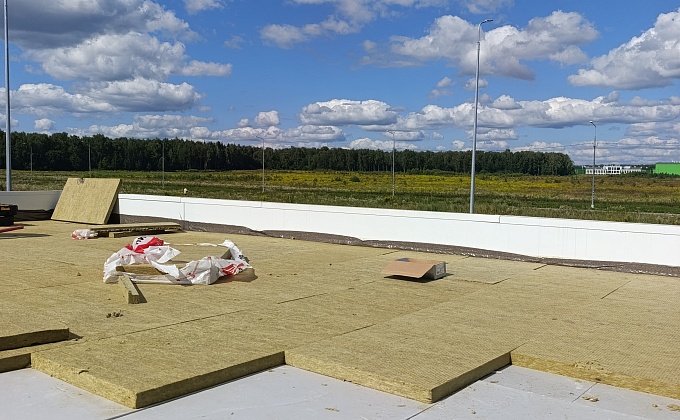 Объект Монтаж Плоской Кровли КП село Ворсино - изображение  №10>