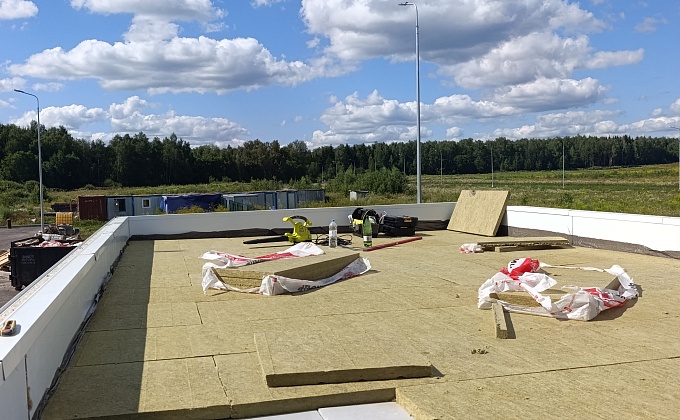 Объект Монтаж Плоской Кровли КП село Ворсино - изображение  №11>