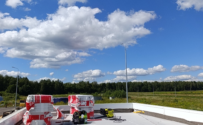 Объект Монтаж Плоской Кровли КП село Ворсино - изображение  №13>