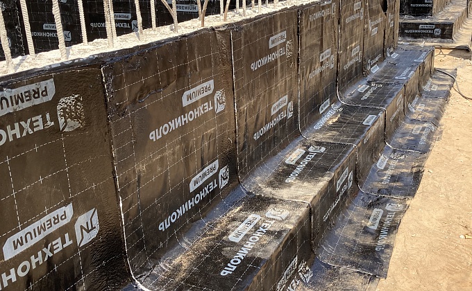 Объект Гидроизоляция фундамента с применением битумно рулонных материалов - изображение  №3>