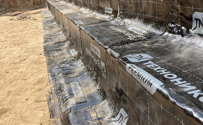 Объект Гидроизоляция фундамента с применением битумно рулонных материалов - изображение  №4>