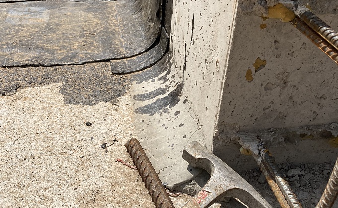 Объект Гидроизоляция фундамента с применением битумно рулонных материалов - изображение  №10>