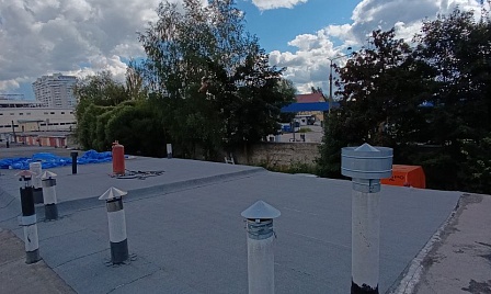 Объект - Монтаж плоской кровли КП Ивантеевка фото №2