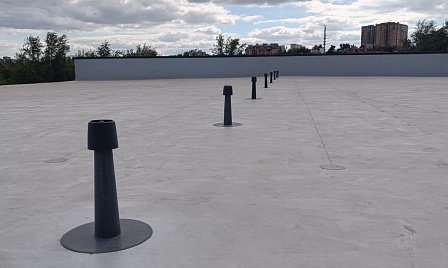 Объект - Монтаж мембранной кровли по существующему основанию фото №1