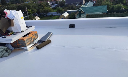 Объект - Монтаж мембранной кровли фото №2