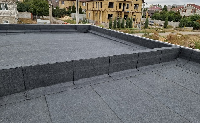 Объект Устройство кровли пристройки и гаража. - изображение  №1>