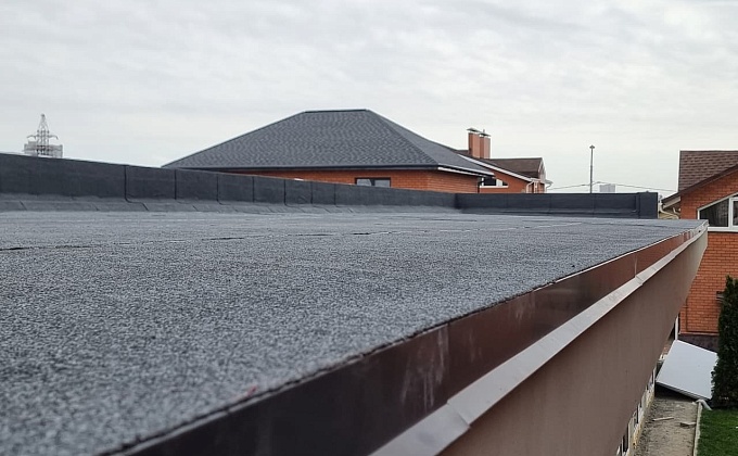 Объект Устройство кровли пристройки и гаража. - изображение  №2>