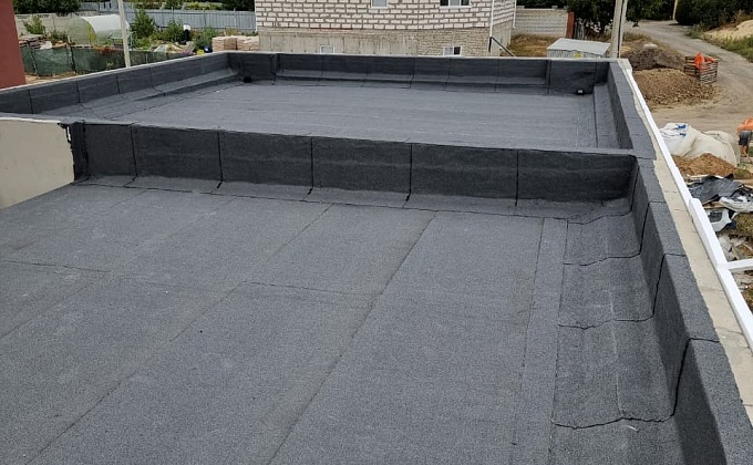 Объект Устройство кровли пристройки и гаража. - изображение  №4>