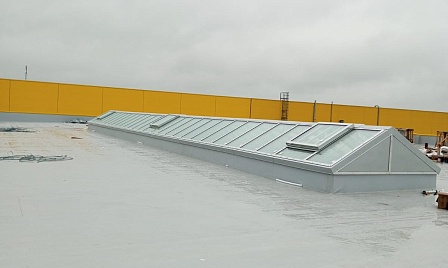 Объект - Монтаж мягкой кровли ПВХ мебраны фото №1