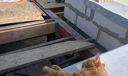 Объект - Монтаж кровли терассы фото №1