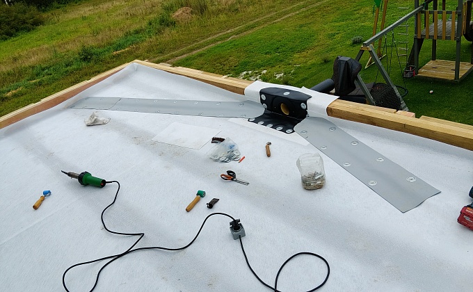 Объект Монтаж кровли терассы - изображение  №14>