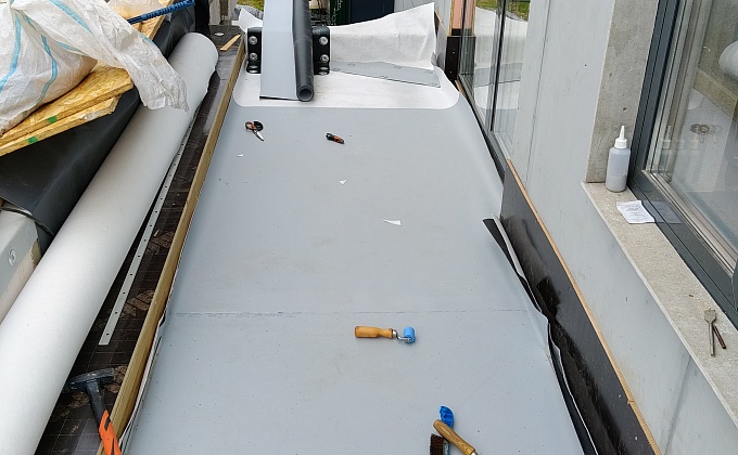 Объект Монтаж кровли терассы - изображение  №15>