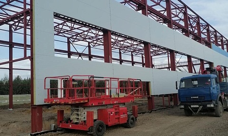 Объект - Монтаж стеновых и кровельных сэндвич-панелей фото №4