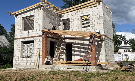 Объект - Монтаж кровельного ковра фото №3