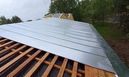 Объект - Монтаж фальцевой кровли 690 м2 фото №6