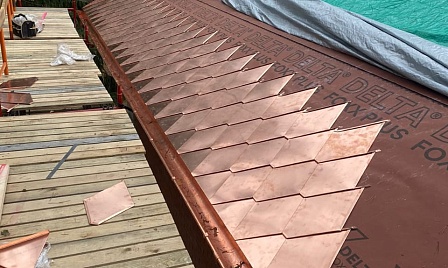 Объект - Монтаж фальцевой кровли 300 м2 фото №2