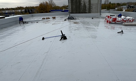 Объект - Устройство полного пирога кровли производственного здания фото №3