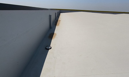 Объект - Устройство плоской кровли из ПВХ мембраны фото №6