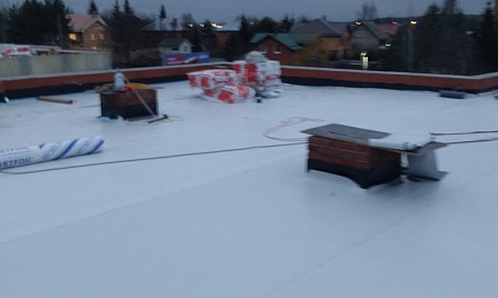 Объект - Монтаж мембранной кровли фото №1