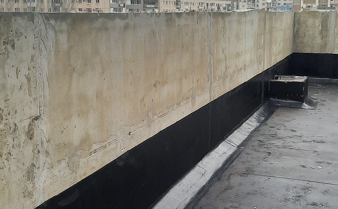 Объект Жилой комплекс «Панорама» .Кровля пристройки в осях А-А/1 и 1/1-10/1. - изображение  №3>