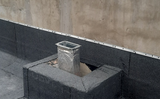 Объект Жилой комплекс «Панорама» .Кровля пристройки в осях А-А/1 и 1/1-10/1. - изображение  №12>