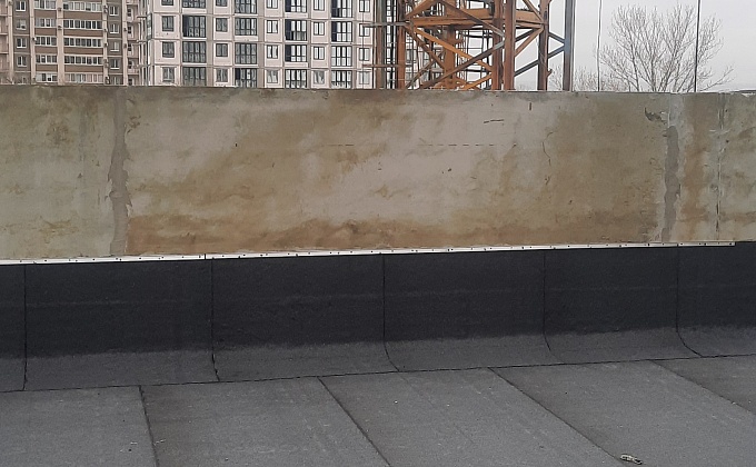 Объект Жилой комплекс «Панорама» .Кровля пристройки в осях А-А/1 и 1/1-10/1. - изображение  №13>