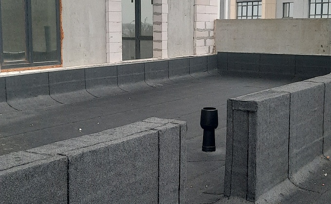 Объект Жилой комплекс «Панорама» .Кровля пристройки в осях А-А/1 и 1/1-10/1. - изображение  №14>